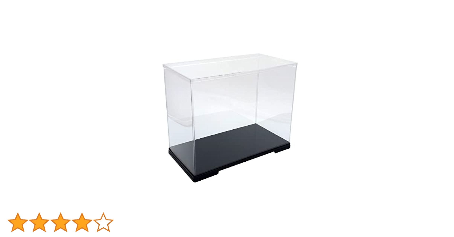 アクリルケース　大型　角欠けあり 送料無料】2段アクリルケース[横置き型]<br>□W700×H511×D420